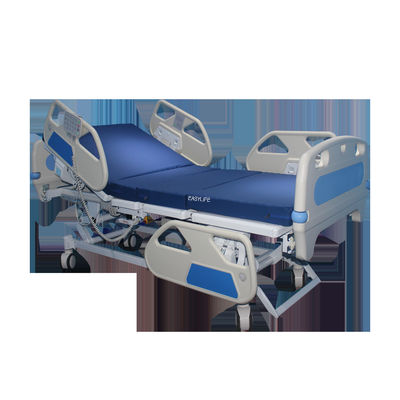 Metal 0.85M 240kgs Adjustable Electric Hospital Bed Untuk Pasien Single Crank Untuk Penggunaan Rumah Dan ICU