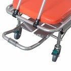Ambulans Darurat Patient Stretcher Trolley Lipat Multifungsi Dengan Empat Roda