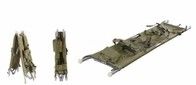 Double Aluminium Foldable Stretcher Darurat Penyelamatan Air Mudah Dengan Multiple Fixation