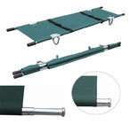 Harga yang bagus Stretcher Aluminium Hijau yang diperkuat tanpa pegangan Stretcher Lipat & Kasus Pengangkut on line