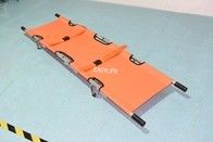 Rumah Sakit Ambulans portabel darurat stretcher 2 Bagian Aluminium paduan Lipat Pasien