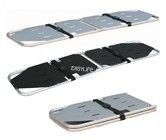 Outdoor Digunakan darurat Aluminium Alloy Foldaway Stretcher Dengan Sabuk Keamanan