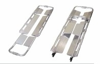 Harga yang bagus 120CM 44CM Anggaran-Friendly Lipat Aluminium Alloy Scoop Stretcher untuk Rumah Sakit dan Ambulans on line