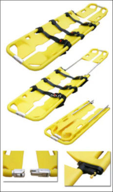 HDPE Plastic Folding Spine Board Tandu Medical Floating Water Rescue
