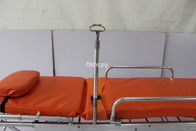 Aluminium Alloy Ambulans Stretcher Trolley pasien transfer tempat tidur Lipat pertolongan pertama darurat Stretcher
