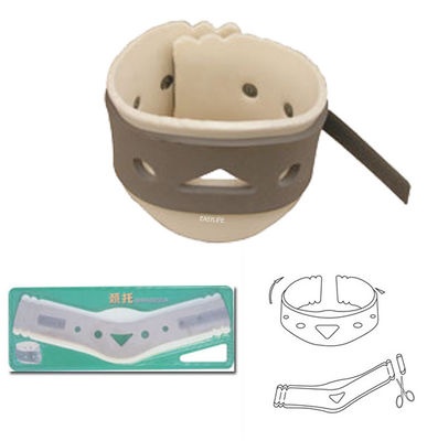 Kerah yang dapat disesuaikan Tulang belakang serviks Kerah pemasangan leher polimer tinggi