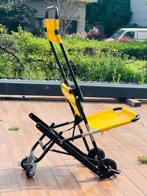 Tipe silang lipat Alloy Aluminium Tangga Stretcher Crawler Struktur Ringan Berat Ukuran kecil