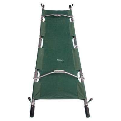 Empat lipat Medical Stretcher Aluminium High-Strength Alloy Oxford Kulit