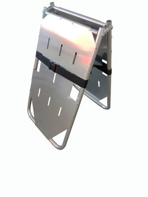 Aluminium Alloy Hard Board Dua Lipat Stretcher Untuk Transfer Pasien Nyaman Untuk Membawa