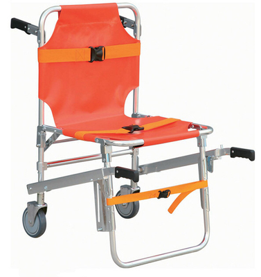 Harga yang bagus Emergency Aluminium Alloy Stair Chair Stretcher Evakuasi Foldaway Lifting Wheelchair on line