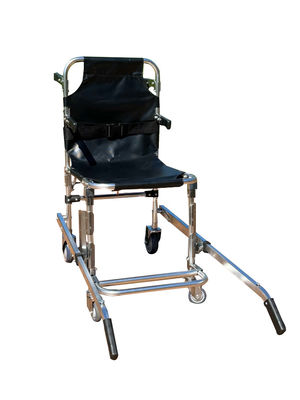 Lantai Lantai Alloy Aluminium Tepisi Lipat Dengan Kain PVC 4 Roda Dan 6 Pegang