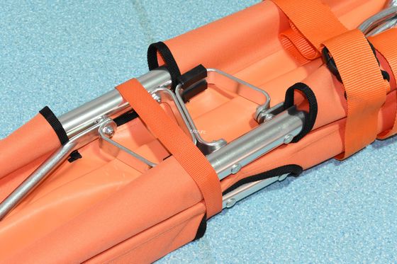 104cm Portable Military Folding Medical Tandu 159kg Manual Power