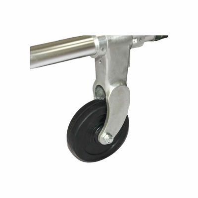 Dua Roda Dua Kaki Dukungan Empat Lipat Stretcher Trolley 1200D Kamuflase Oxford Kulit