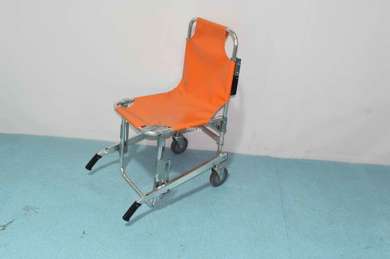 Darurat Paduan Aluminium Evakuasi Foldaway Mengangkat Kursi Roda Tandu Kursi Tangga