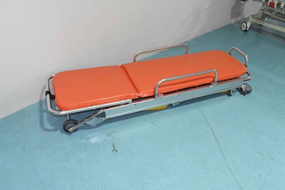 Kualitas Tinggi Alat Kesehatan Darurat Paduan Aluminium Ambulans Tandu untuk Transfer Pasien 190X62X23Cm