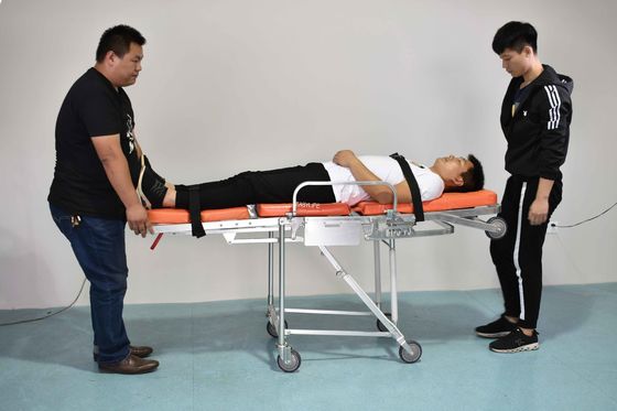 1.96M Memuat Sendiri Tandu Ambulans Lipat Cum Kursi Roda, Aluminium