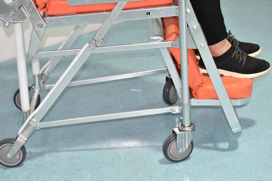 196 × 55 × 86cm Tandu Ambulans Lipat Dapat Disesuaikan