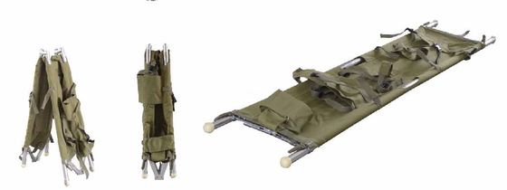 Aluminium Alloy Folding Medical Tandu 200 X 46 X 16cm Untuk Ambulans 9 Kg