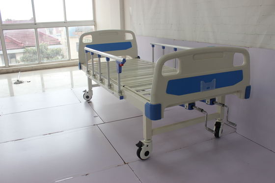 Harga yang bagus 2.2M Rumah Sakit Manual Tempat Tidur Pasien Paduan Aluminium Satu Fungsi 20in on line