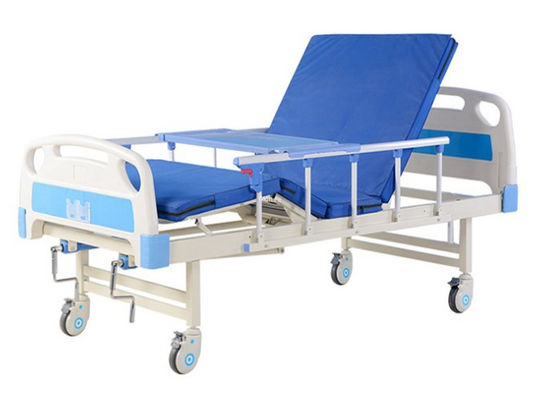 86.6in 95 CM Manual Lift Hospital Single Shaking Manual Fowler Bed Aluminium Alloy