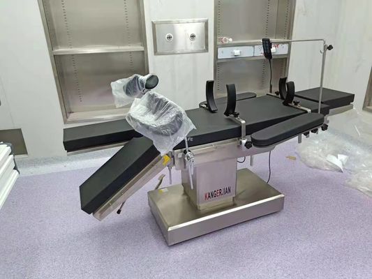 Electric Surgical Operating Table X Ray Translucent Untuk Bedah Belakang ISO9001