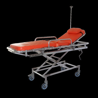 88CM 1.9M Troli Transfer Pasien Aluminium Alloy Load Transfer Trolley