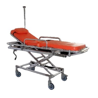 1900MM 35nch Darurat Medis Non-Magnetic Troli Bedah MRI Kompatibel Transfer Ambulans Tandu