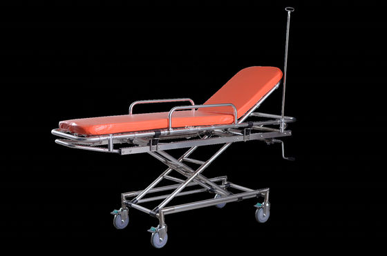 1900MM 35nch Darurat Medis Non-Magnetic Troli Bedah MRI Kompatibel Transfer Ambulans Tandu