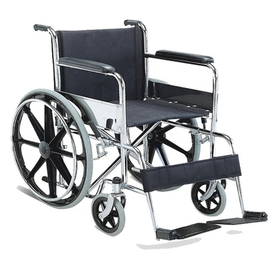 Harga yang bagus Pabrik jual panas kursi roda manual berkualitas tinggi kursi roda ringan 20kg 455mm on line