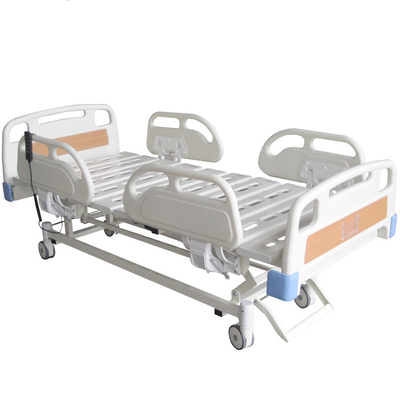 Harga yang bagus 215MM Tempat Tidur Rumah Sakit Listrik Penuh Dengan Kasur Busa Premium Dan Rel Penuh on line