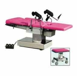Harga yang bagus 1980MM 90 Deg Multi-Fungsional Listrik Ginekologi Kebidanan Pengiriman Pemeriksaan Meja Tempat Tidur dengan Kastor on line