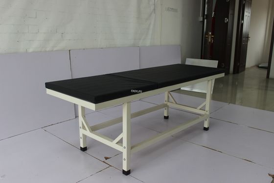 650MM Tempat Tidur Pemeriksaan Listrik Ginekologi Paduan Aluminium Hitam OEM
