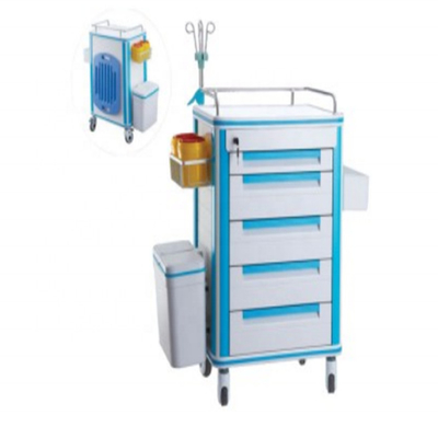 Harga yang bagus Peralatan Troli Darurat 480MM 92CM Di Keranjang Kecelakaan Rumah Sakit GB2626 on line
