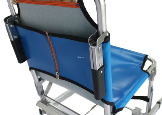 Kursi Roda 35in Untuk Tangga Yang Naik Langkah Transfer Pasien Biru ISO9001