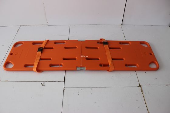 Papan tulang belakang stretcher darurat lipat plastik berdensitas tinggi dengan penetrasi sinar-X dan CT