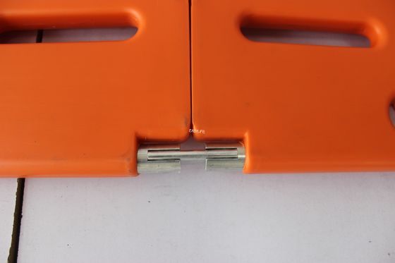 Papan tulang belakang stretcher darurat lipat plastik berdensitas tinggi dengan penetrasi sinar-X dan CT