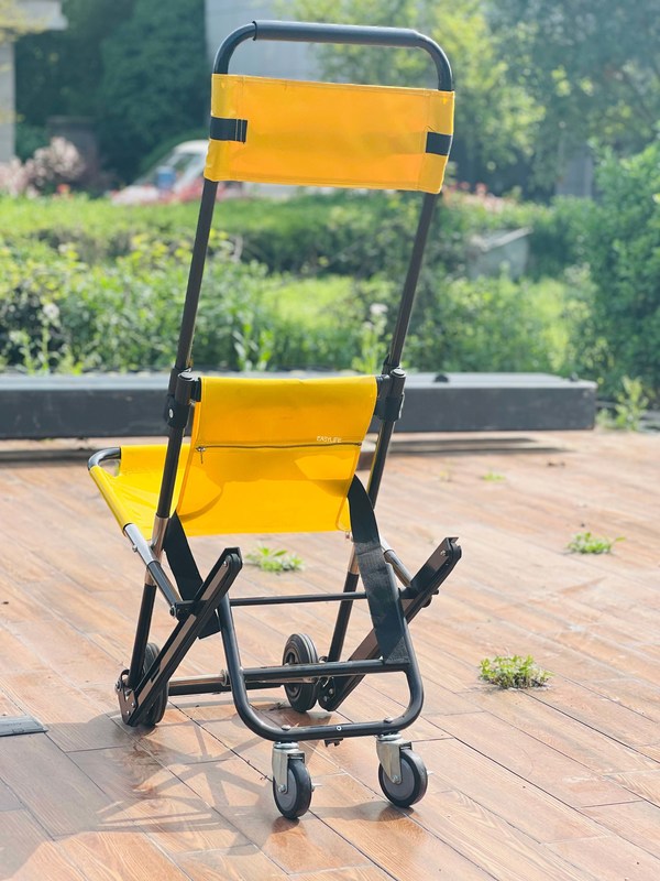 Tipe silang lipat Alloy Aluminium Tangga Stretcher Crawler Struktur Ringan Berat Ukuran kecil