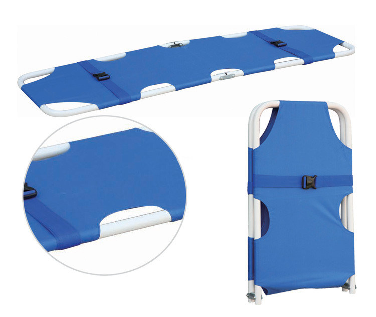 Emergency-Ready Foldable Stretcher Spray-coated Steel Frame Kain Oxford Untuk Swift