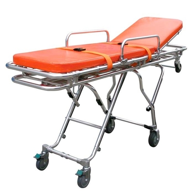 Harga yang bagus Pemindahan Pemuatan Otomatis Tempat Tidur Angkutan Pasien Hidraulik Dimensi Tandu Ambulans Gambar Tandu Darurat on line