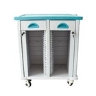 Harga yang bagus ABS Hard Plastik Rumah Sakit Trolley 25 30 40 50 60 80 Sel logam premium on line
