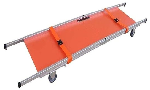 Harga yang bagus Medis Foldaway Rumah Sakit Stretcher Ambulans Portable 230*17*55 Cm on line