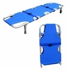 Harga yang bagus Peralatan Rumah Sakit Aluminium Alloy Folding Stretcher Ambulans Bantuan Pertama on line