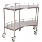 Harga yang bagus 1400MM Instrumen bedah Karet baja tahan karat 45CM Rumah Sakit Medis Dengan Laci on line