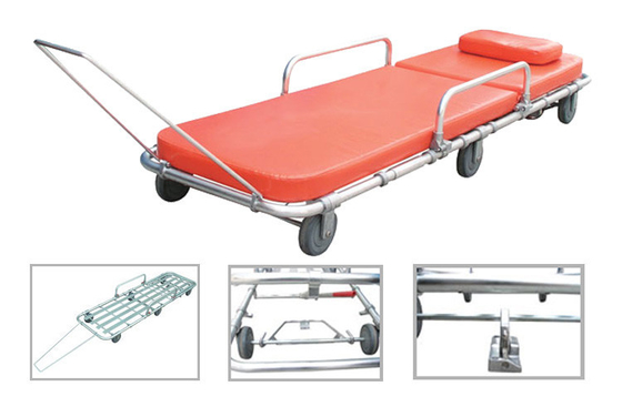 Harga yang bagus Desain Baru Aluminium Alloy Otomatis Loading Roda Ambulans Darurat Stretcher on line