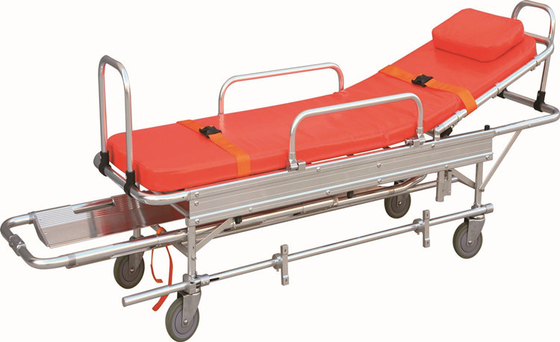 Harga yang bagus Aluminium Alloy Lipat Wide-Edge Low-Position Ambulans Stretcher Trolley Penyelamatan on line
