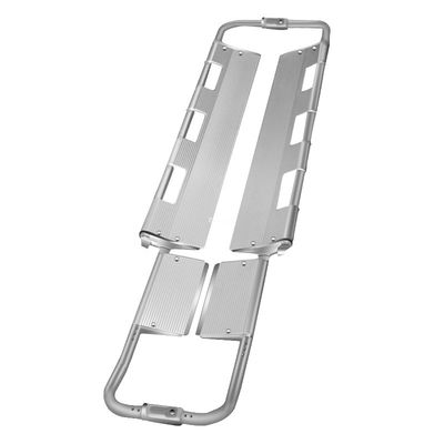 2100mm Medical Scoop Stretcher Ambulans Transport Aluminium Alloy
