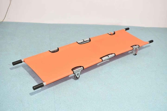 Harga yang bagus 104 X 17 X 9 Cm Lipat Tandu Medis Rumah Sakit Transportasi Paduan Aluminium on line