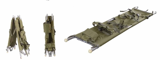 Harga yang bagus Aluminium Alloy Folding Medical Tandu 200 X 46 X 16cm Untuk Ambulans 9 Kg on line