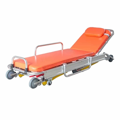 Harga yang bagus Produsen Otomatis Ambulans Lipat Stretcher Trolley Tempat Tidur Transfer Pasien on line