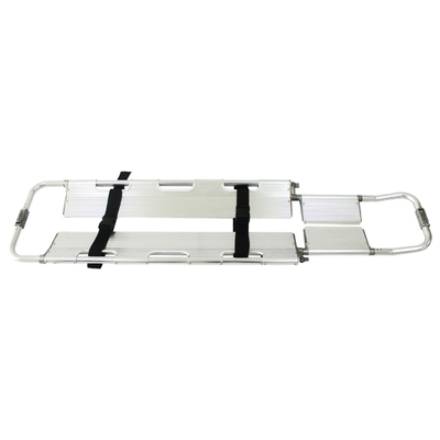 Harga yang bagus Aluminium Alloy Medis Lipat Scoop Tandu Transportasi Putih 44cm 60cm on line